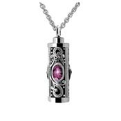 Vintage Scroll cremation Ashes Locket
