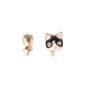 Cat And Fish Clip On Earrings image