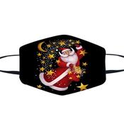 Childrens Christmas Santa Face Mask image