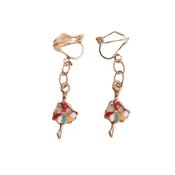 Coloured Dancer Clip On Earrings image