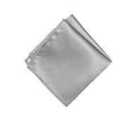 Silver Pocket Square Hanky image