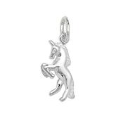 Sterling Silver Small Childrens Unicorn Necklace image