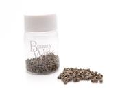 Aluminium Micro Rings (Weft) - Dark Blonde 500 pcs