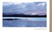 Comhbhrón – mountains and sea landscape image