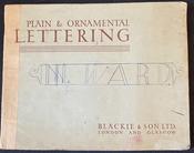 Plain and Ornamental Lettering (secondhand) image