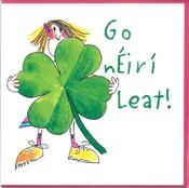 Go nÉirí Leat! Duine taobh thiar de sheamair mhór image