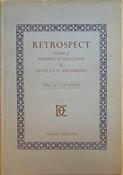 Retrospect - the Works of Seumas O'Sullivan &amp;amp; Estella F. Solomons (Secondhand)