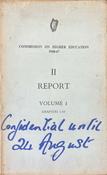 Commission on Higher Education 1960-67 II Report Volume I (ar athláimh) image