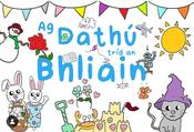 Ag Dathú tríd an Bhliain (Colouring book) image