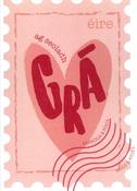 Ag Seoladh Grá - Barróga agus Póga (A6 greeting card) image