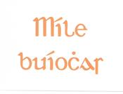 Míle buíochas – cárta beannachta A6 – Cló Gaelach