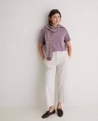 Florian Ecru Cotton Trousers