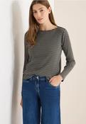 Cecil Khaki Stripe Top image