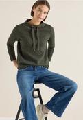 Cecil Jacquard Funnel Neck Sweater image
