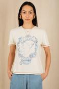 Boyfriend Ecru T-Shirt image