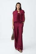Cookie Fuchsia Red Trousers image