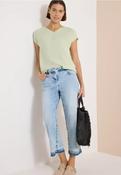 Short Sleeve Blouse Matcha Lime Top image