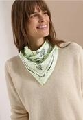 Cecil Lime Paisley Print Bandana
