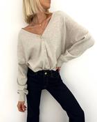 Aspen Mottled Beige Cardigan