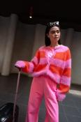 Timea Bubblegum Fire Cardigan