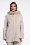 Mans Birch Faux Fur Coat image