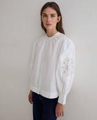 Emroidered Romantic White Shirt image