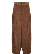 Nucelise Deep Taupe Barrel Corduroy Trousers image