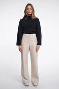 Corian Birch Faux Leather Trousers image