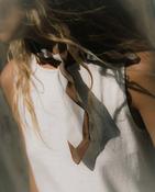 Striped-Print  Silk Scarf image