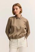 Cognac Paisley Blouse image