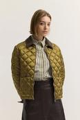 Olive Quilted Jacket image