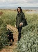 Khaki Tartan Trim Country Jacket image
