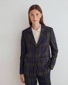 Navy Tartan Sport Blazer image