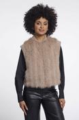 Alvita Oat Faux Fur Gilet image