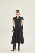 Black Pleated Dress image