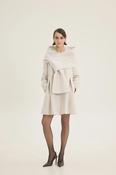 Cream Scarf Coat | Sixty Three Boutique
