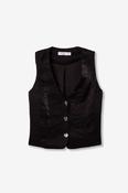 Fiesta Black Waistcoat | Sixty Three Boutique