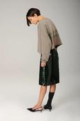Lugano Mud Cropped Sweatshirt