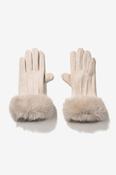 Chantelle Cream Gloves | Sixty Three Boutique
