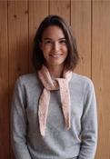 Cecil Pink Neps Knit Scarf - Sixty Three Boutique image