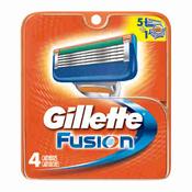 Gillette Fusion Manual Blades 4 pack image