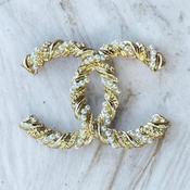 Gold Ava brooch image