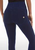 Dark Denim Blue Stitch High Waist Full Length image