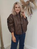 Bailey Leatherette Bomber image