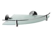 Bisk B01435CH Chroma Corner Glass Shelf image