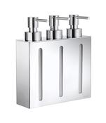 Smedbo SFK259 Outline Triple Soap Dispenser Wall Mounted image