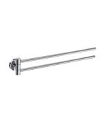 Smedbo SHK326 Home Double Swing Arm Towel Rail image