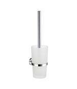 Smedbo SHK333 Home Toilet Brush &amp; Holder Frosted Glass image