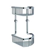 Smedbo SDK2041 Sideline Corner Double Soap Basket image