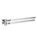 Smedbo SOK326 Ice Swing Arm Double Towel Rail image